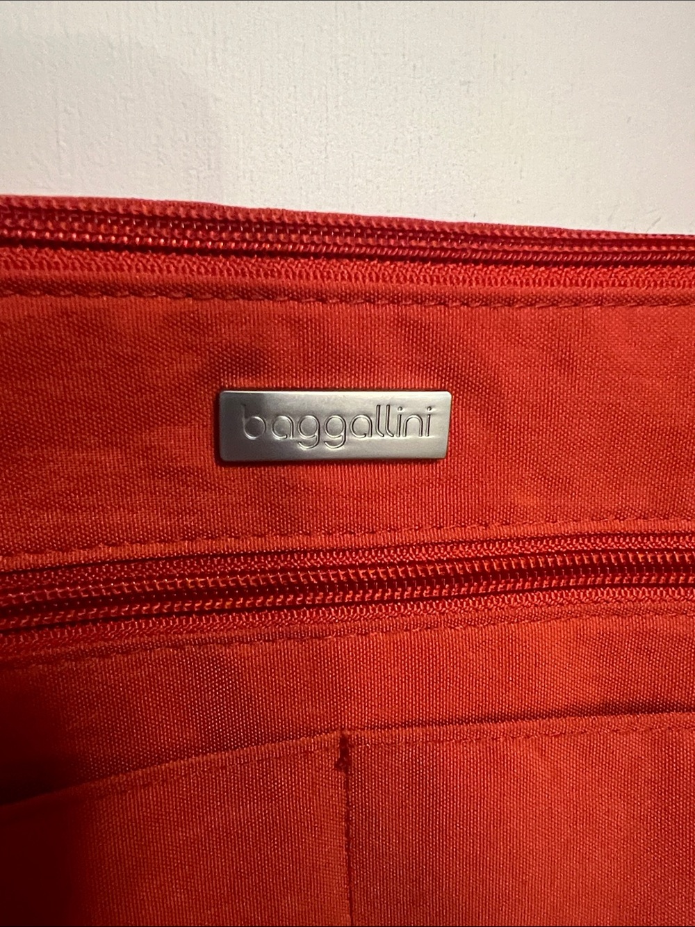 Baggallini Red-Orange Crossbody Bag - Picture 2 of 12